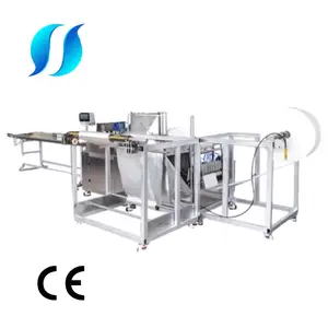 Lifetime after-sales service wet wipe machinery with high capacity 900-1800pcs/min tissue wet wipe alcohol pads making machine