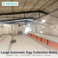 Equipo para Elevación de Niveles de Piso en Granjas Avícolas de Libre Corral, Sistema Completo de Alimentación Automática, Perchas y Nidos, Nuevo, Comercial, PP, CE