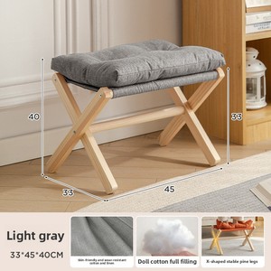 Petit tabouret de ménage en bois massif au design moderne pour le salon <span class=keywords><strong>table</strong></span> basse canapé pied porte banc <span class=keywords><strong>à</strong></span> <span class=keywords><strong>langer</strong></span> ou repose-pieds - Product Image 6