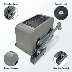Système d'ouverture électronique 24V DC à <span class=keywords><strong>bras</strong></span> <span class=keywords><strong>articulé</strong></span> pour <span class=keywords><strong>portail</strong></span> automatique et ouvre-porte battante - Product Image 3