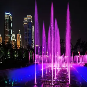 Vente chaude grande fontaine de danse musicale, eau de danse de fontaine musicale, prix de fontaine d'eau de danse musicale