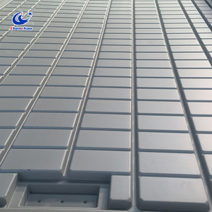 Bandejas de plantación Microgreen profesionales Sistema hidropónico interior de plástico Pvc Bastidores de cultivo de flujo y reflujo - Product Image 1