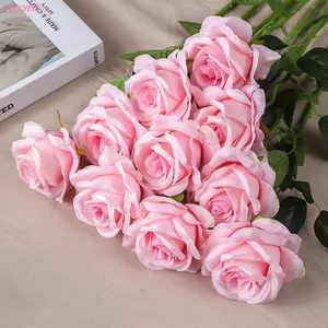 Atacado 2024 Amazon Buquês de rosas de luxo para buquês de flores soltas artificiais para interiores de casas DIY Outras decorações de flores.