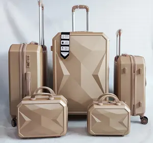 Готово к отправке, PP, набор багажных чемоданов на 5 шт. жесткий корпус в винтажном стиле, стойкая к механическим повреждениям Косметическая Косметика чемодан koffer багажа