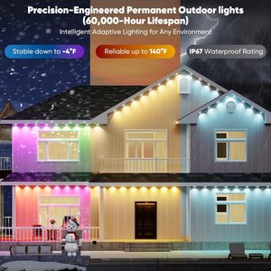 แอปควบคุมไฟกลางแจ้งแบบ Jelly กล่องจ่ายไฟพิกเซล 48V ไฟคริสต์มาสแบบติดตั้งถาวร - Product Image 6