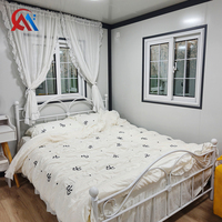 Maison Modulaire Préfabriquée à Châssis Acier 700mm, Conteneur Pliable et Extensible, Isolée, pour Appartement ou Centre Commercial