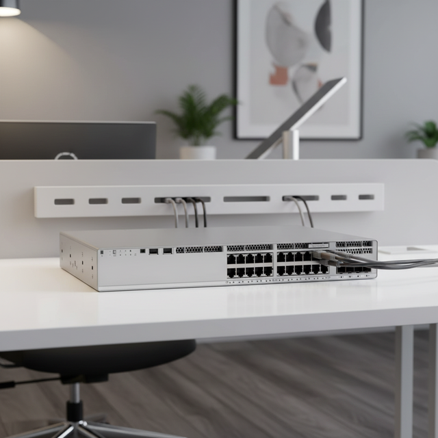 100% New Original 24 Port 2*SFP+ POE Network Switch WS-C2960X-24PSQ-L