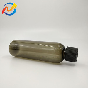 Dual Layer for PET Plastic Pet Bottle 30ml/60ml/100ml with Ribbed Cap for Skin Care Serum Lotion Shampoo - Product Image 3
