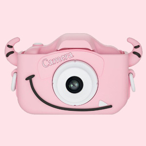 20MP1080P çocuklar için Selfie Video kamera yürümeye başlayan 3 ila 12 yaşındaki silikon darbeye dayanıklı durumda çocuklar dijital kamera oyuncaklar noel hediyesi - Product Image 3