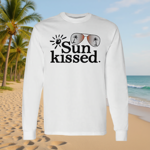 T-shirt à manches longues Sun Kissed, vêtements de plage pour les vacances d'été - Product Image 3