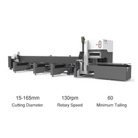 Mesin Pemotong Laser Tabung Persegi Panjang JQLASER 2kw 3kw Fiber Laser untuk Pemotongan Logam