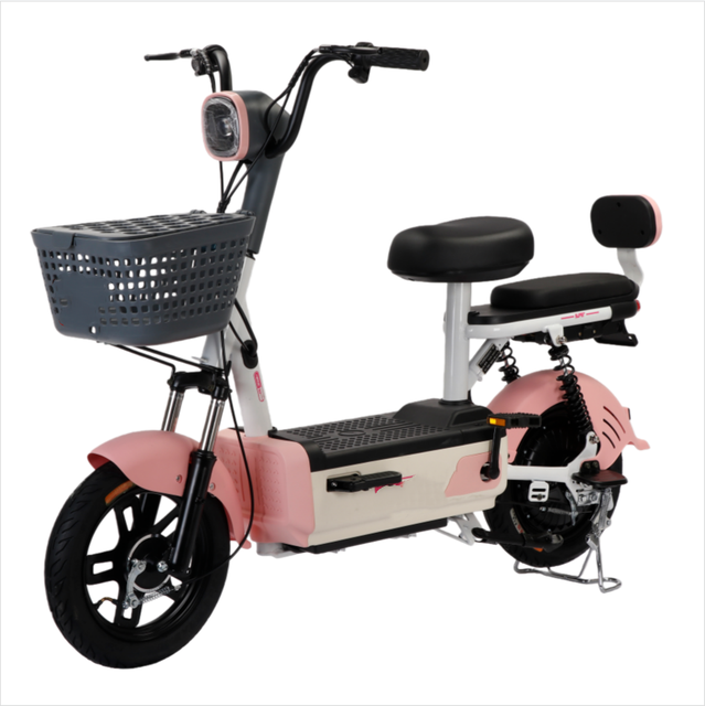Super Quiet 350W Electric Bicycle with 48V 12AH Battery & 3-Mode Controller Adult Commuter Electric Bike