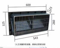Grille d'aération de qualité supérieure pour volailles, pour fenêtres, murs et plafonds, pour l'équipement d'élevage avicole et de poulaillers