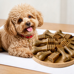 Friandises à mâcher pour chiens en forme de mallette, séchées à l'air, au bœuf et au poulet, pour le nettoyage des dents, facilement digestibles, réduisent le tartre et la plaque dentaire, OEM ODM - Product Image 4