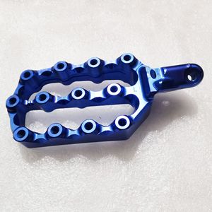 Pédale en alliage d'aluminium CNC pour amélioration de moto, anodisée bleue - Product Image 1