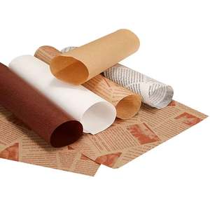 Emballages pour hamburgers et sandwichs personnalisés en gros, qualité alimentaire, résistants à l'huile et aux graisses, compatibles avec l'impression sérigraphique pour biscuits et pains - Product Image 1