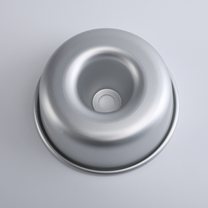 마카롱 케이크 빵 베이킹 팬 금형 진한 베이지 중공 도넛 푸딩 금형 주방 용품 금속 도넛 금형 - Product Image 3