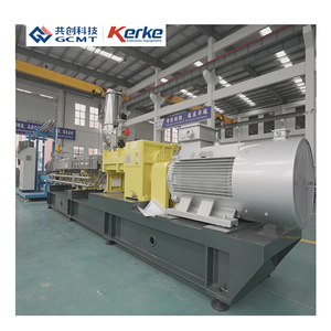 500-2000 кг/ч параллельный трехшнековый экструдер с высокой функцией наполнения, линия по производству маточной смеси, экструзия реакции из ТПУ - Product Image 2