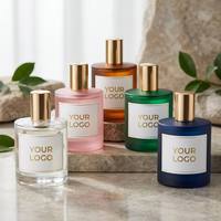 Parfum de luxe personnalisé pour marque privée LF, boîte en or blanc, parfum floral boisé, parfum longue durée