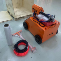 Robot de revêtement automatique de pipeline SP1200, vitesse de pulvérisation de 0,2 à 5 m/min pour l'entretien industriel de tuyaux sur de longues distances (80-200 m)