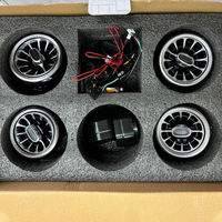 Luz Ambiental Interior para Mercedes Sprinter 907, Rejilla de Ventilación Turbo Iluminada, Luz Ambiental con Control Remoto, Salida de Aire Modificada para Automóvil