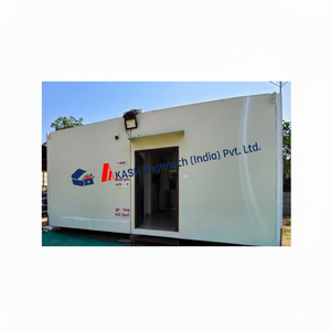 บ้านคอนเทนเนอร์แบบหนึ่งห้องนอนนวัตกรรมที่ทันสมัยโซลูชันการใช้ชีวิตสไตล์ยั่งยืนสำหรับบ้านไร่ที่ทำจากเหล็กและแผงแซนวิช - Product Image 1