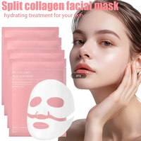 Masque en tissu hydratant anti-âge au bio-collagène coréen en stock – Améliore l'élasticité – Masque facial de nuit