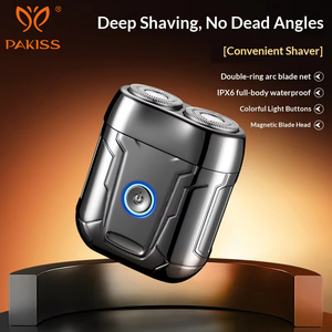 Rasoir électrique portable PAKISS - Lame à double anneau, rasoir de voyage compact pour hommes - Product Image 3