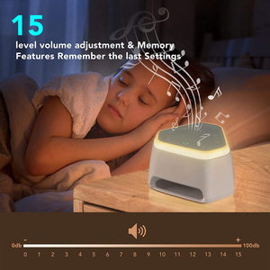 Machine à bruit blanc pour le sommeil avec veilleuse musicale, aide à l'exercice matinal à domicile pour les personnes âgées, version anglaise et russe - Product Image 5