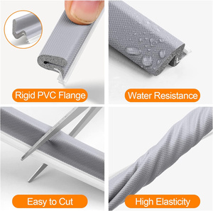 Joint de <span class=keywords><strong>porte</strong></span> à coupe-froid extra épais Joints de <span class=keywords><strong>porte</strong></span> insonorisés pour portes extérieures Cadre <span class=keywords><strong>Bloc</strong></span> en forme de V - Product Image 3