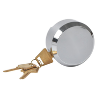 Candado redondo de acero moderno y duradero de 73 mm con instalación de tornillo Accesorio de alta seguridad para puertas Camiones Puertas y ventanas