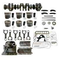 Kit de reconstruction de révision de moteur pour BMW N47 N47D20 N57 N57D30 Piston vilebrequin roulement bielle Kit de chaîne de distribution joint