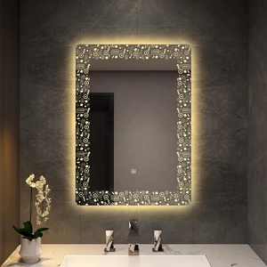 Nouveau <span class=keywords><strong>Miroir</strong></span> <span class=keywords><strong>de</strong></span> <span class=keywords><strong>Salle</strong></span> <span class=keywords><strong>de</strong></span> Bain <span class=keywords><strong>LED</strong></span> Rectangulaire Tricolore Mural 2026 avec Motif Personnalisé CE et Interrupteur Tactile pour Table <span class=keywords><strong>de</strong></span> Maquillage - Product Image 4