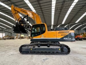 Excavatrice Hyundai 305LC-9T d'occasion 305 Hyundai Excavator Korea Part 30 Ton Used Digger Machine 305LC Prix bon marché - Product Image 2