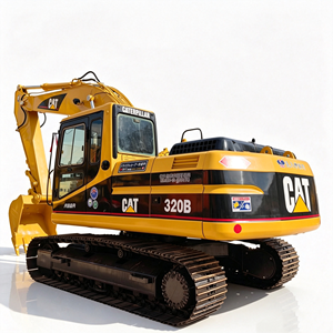 รถขุดตีนตะขาบไฮดรอลิก Caterpillar Cat 320B มือสองจากญี่ปุ่น น้ำหนัก 20 ตัน สำหรับงานก่อสร้าง - Product Image 1