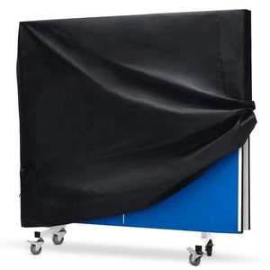 ผ้าคลุมโต๊ะปิงปองกลางแจ้ง ผ้าอ็อกซ์ฟอร์ดสีดำ 210D เคลือบสีเงิน ป้องกันลม ป้องกันแสงแดด ป้องกันฝุ่น หลายสี - Product Image 2