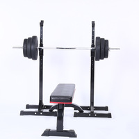 Équipement de gymnastique Banc de musculation plat commercial Banc d'entraînement multifonctionnel réglable et pliant Banc d'exercice Banc d'haltères