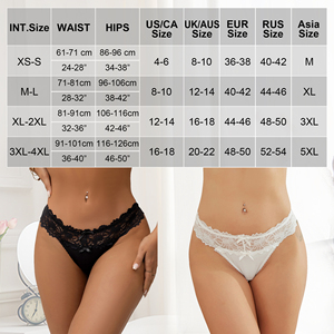 Tanga Quần Lót Màu Đen Đồ Lót Nữ Đồ Lót Nữ <span class=keywords><strong>G</strong></span>ợi Cảm Quần Lót Lọt Khe Bán Buôn Ngoại Cỡ Cho Người Lớn Nữ Dệt Kim Họa Tiết Hoa - Product Image 2