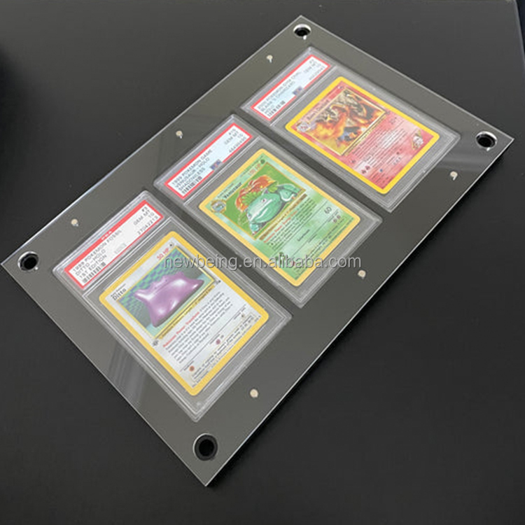 Custom Pokemon Single Trading Cards Protector Display