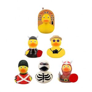 Patitos de Goma Flotantes de Vinilo de 3 Pulgadas al por Mayor para Niños, Juguetes de Baño Surtidos a Granel - Product Image 1