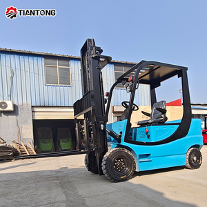 4 टन इलेक्ट्रिक फोर्कलिफ्ट भारी शुल्क लिथियम बैटरी फोर्क लिफ्ट ट्रक, लॉजिस्टिक्स हब और बड़े गोदाम के लिए - Product Image 2