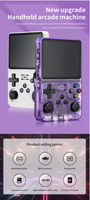 Nouvelle console de jeu portable rétro R36S 2026, écran IPS 3,5 pouces 640x480, 40000 jeux, système ArkOS, pour joueurs