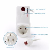 Prise Économique d'Énergie 230V 10A, Prise Anti-Consommation en Veille pour Téléviseur