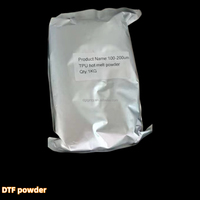 Poudre thermofusible DTF blanche 100% TPU, température de fusion 110-120°C, pour impression numérique par transfert thermique, 1 kg par sac