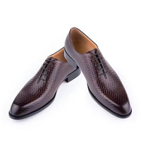 Chaussures habillées en cuir véritable pour hommes, style Oxford, à lacets, pour le bureau, les mariages et les occasions spéciales, de haute qualité, fabriquées à la main, antidérapantes