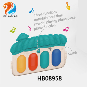 2019 Venta caliente <span class=keywords><strong>Amazon</strong></span> juguete del bebé gimnasio marco pie Piano jugar Mat actividad bebé gimnasio <span class=keywords><strong>Manta</strong></span> con teclado - Product Image 4