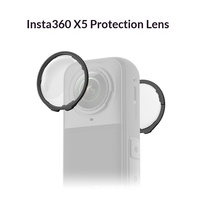 Protection d'objectif en PC antichoc durable pour caméra d'action Insta360 X5 X4 X3