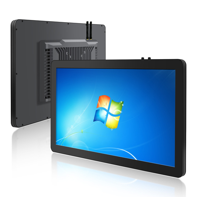 New ODM/OEM 15.6 21.5 Inch Industrial IPS Capacitive Touch Screen Monitor All-In-One PC Windows Control Embedded Waterproof