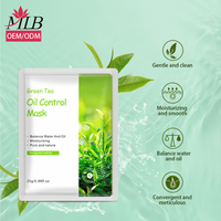 Masker Wajah Sutra Alami Esens Lidah Buaya Teh Hijau Jeruk Masker Wajah Lembaran Kulit Masker Kolagen Produk Perawatan Wajah Kecantikan yang Melembapkan