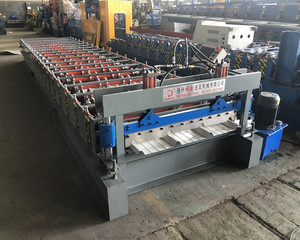 Nouvelle vente machine de formage à froid de tuiles en tôle fabricants de machines de fabrication de tôles en aluminium - Product Image 4